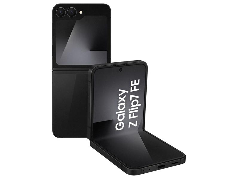 Celular Samsung Galaxy Z Flip7 FE 128GB Preto 5G 8GB RAM Tela 6,7" Câm. Dupla de 50MP Galaxy AI
