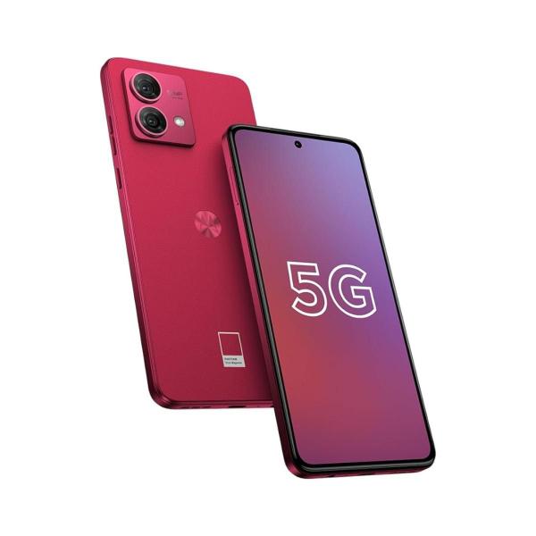 Imagem de Celular Smartphone Motorola Moto G84 Android 13 5G 256Gb 8GbRan Magenta - Vegan Leather