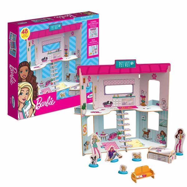 Cenário e Casinha - Madeira - Barbie - Pet Vet - Xalingo Imagem de Cenário e Casinha - Madeira - Barbie - Pet Vet - Xalingo