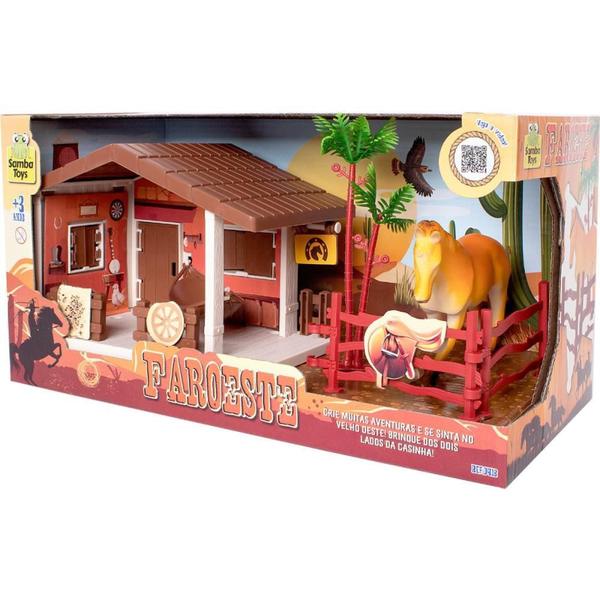Cenário Temático Playset Faroeste - Samba TOYS Imagem de Cenário Temático Playset Faroeste