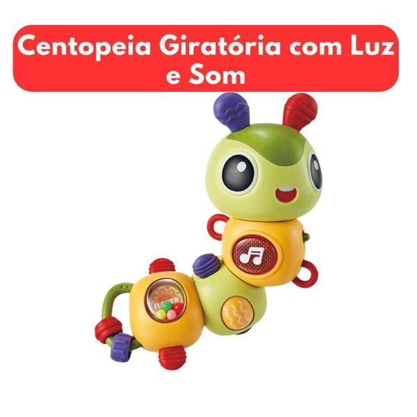 Imagem de Centopeia Giratória Infantil Multikids Com Luz E Som Br2168