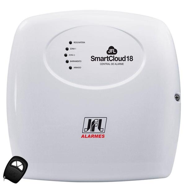 Imagem de Central Alarme JFL SmartCloud 18 com 18 zonas Controle pelo Celular via Aplicativo