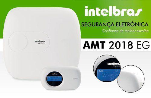 Imagem de Central De Alarme Com Chip Gprs / Gsm Intelbras AMT 2018 EG