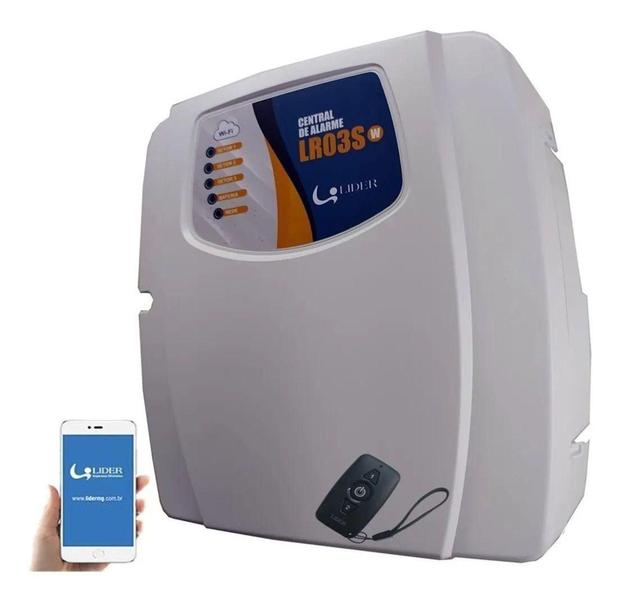 Central de Alarme LR03SW WiFi + Controle - LIDER SEGURANCA ELETRÔNICA Imagem de Central de Alarme LR03SW WiFi + Controle - LIDER SEGURANCA ELETRÔNICA