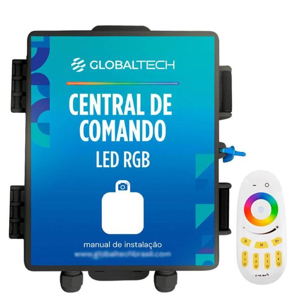 Imagem de Central de Comando Leds PISCINA RGB Colorido 3 Zonas 15A/180W