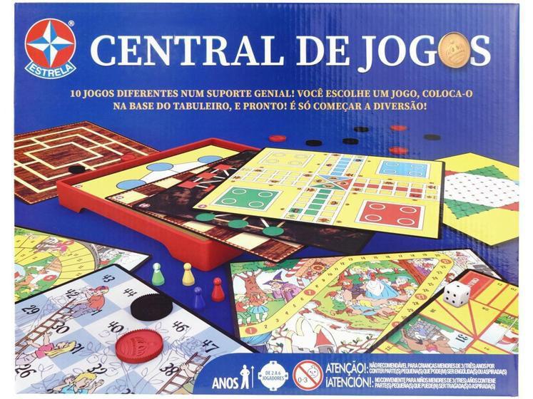 Imagem de Central de Jogos - Tabuleiro - 10 Jogos ESTRELA