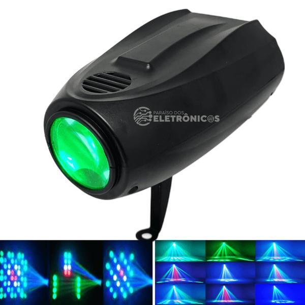 Imagem de Central Laser Holografico Raio Laser Multicoloridos Sensor Por Som RGBW - 1948811