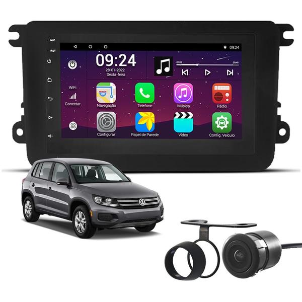 Imagem de Central Multimídia Android Dvd Mp5 2din Tiguan Wifi Gps TV