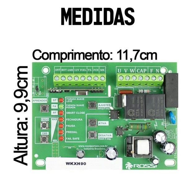 Imagem de Central Placa De Comando Para Portão Eletrônico Sensor Hall Rossi Kxh30fs WKX90