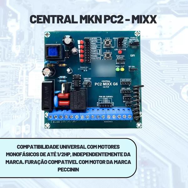 Imagem de Central Placa Portao Automatico Peccinin Cp4000 Mkn Pc2-Mixx 2921