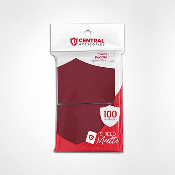 Central Shield Matte 100 un Cartas Pokémon Magic Framboesa - Central Distribuidora Imagem de Central Shield Matte 100 un Cartas Pokémon Magic Framboesa