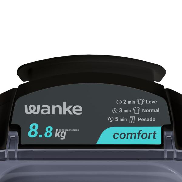 Imagem de Centrífuga de Roupas Wanke Comfort 8.8Kg Black