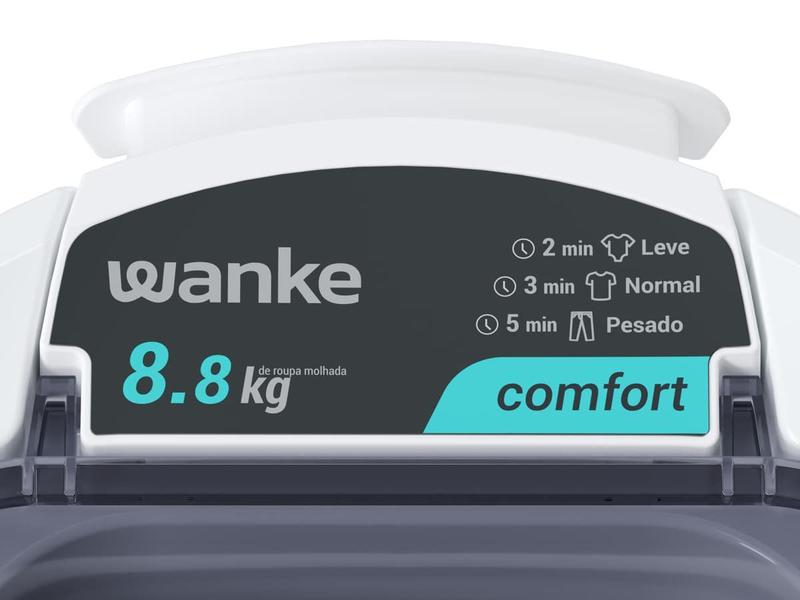 Imagem de Centrífuga De Roupas Wanke Comfort 8.8Kg Branca