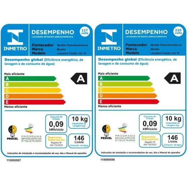 Imagem de Centrifuga Fit Designer Moderno 12,6 kg Mueller