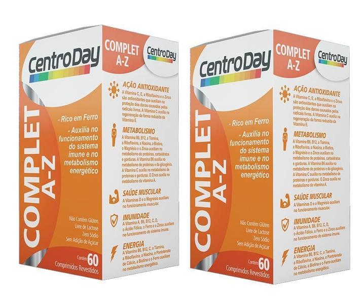 Imagem de Centro Day Complet A-Z 120Cáps. 500Mg Kit