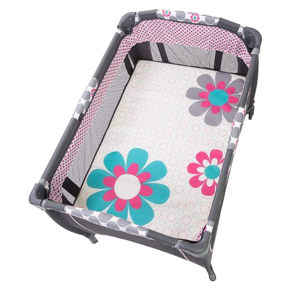 Imagem de Centro de Berçário Baby Trend Lil' Snooze Deluxe II Daisy Dots