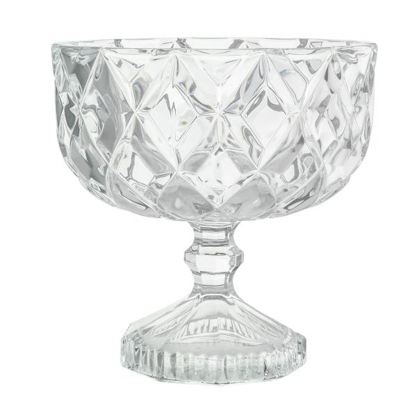 Imagem de Centro de Mesa Decorativo Com Pé Cristal Deli Diamante