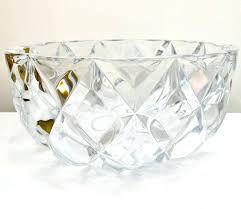 Imagem de Centro de mesa em cristal Deli Diamond 25x13cm- Lyor