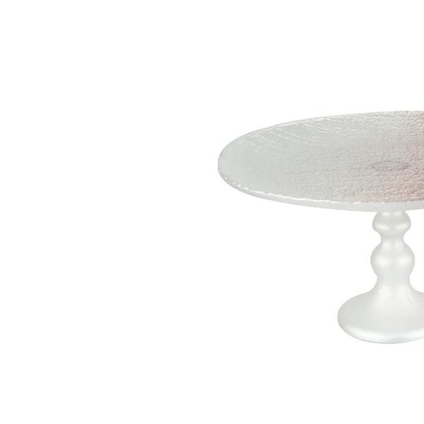 Imagem de Centro de Mesa L'Hermitage Blanchi Com Pé Branco e Rose 28915