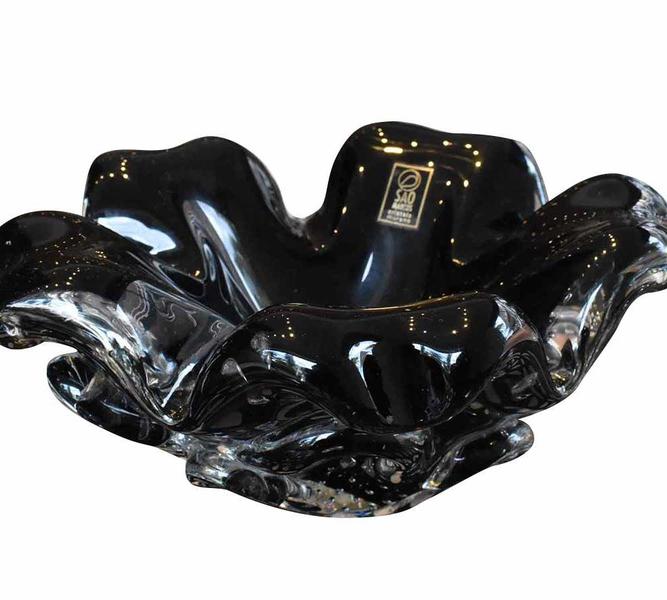 Imagem de Centro de Mesa Murano Preto São Marcos 10x18cm