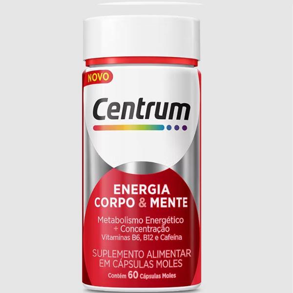 Imagem de Centrum Energia Corpo E Mente 60 Comprimidos