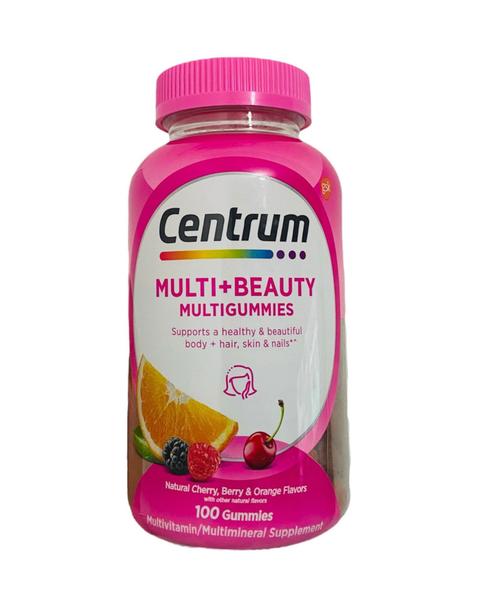 Imagem de Centrum Mulher Hair Skin & Nails Cebelo Pele Unhas 100 Gomas - Importado