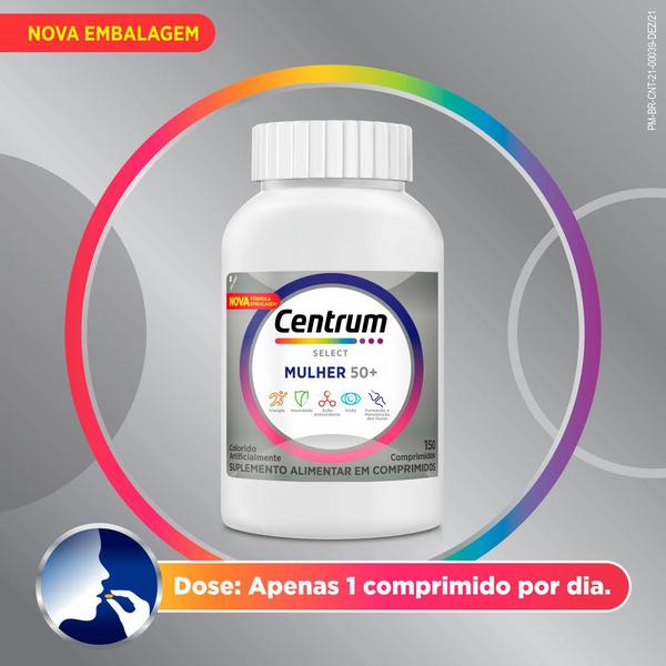 Imagem de Centrum Select Mulher 50+ C/ 150 Comprimidos