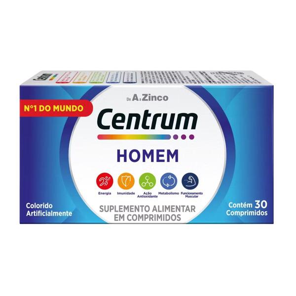 Imagem de Centrum Vitamina Para Homens 30 Comprimidos Centrum