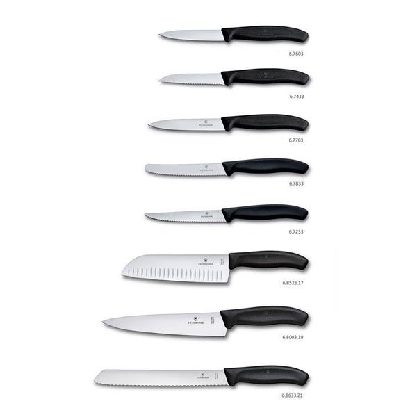 Imagem de Cepo de madeira com 8 facas linha Swiss Classic Victorinox 6.7173.8