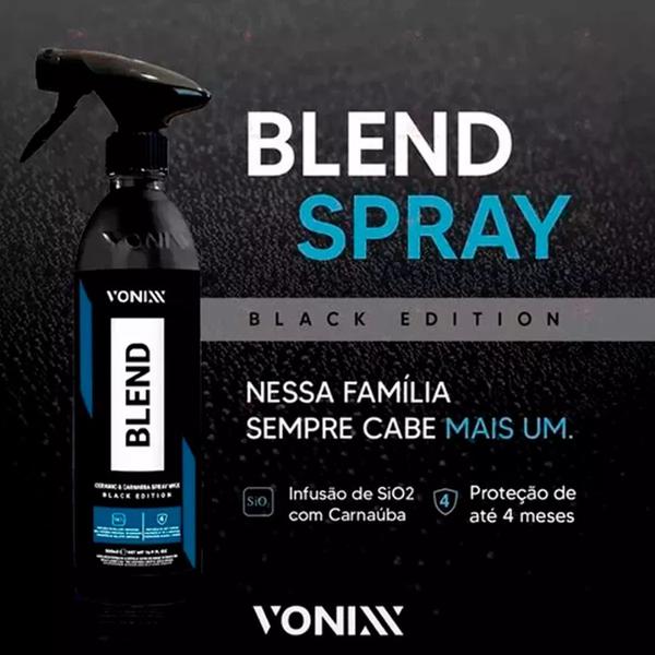 Imagem de Cera Automotiva Liquida Blend Black Spray Vonixx Carnaúba