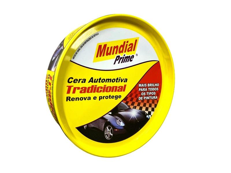 Imagem de Cera Automotiva Tradicional Renova e Protege Mundial Prime 200G