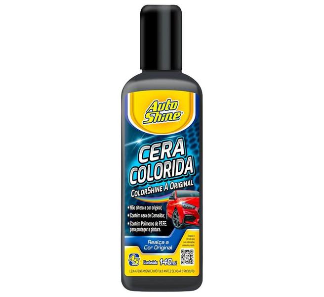 Imagem de Cera Colorida Preta Colorshine 140ml - Auto Shine