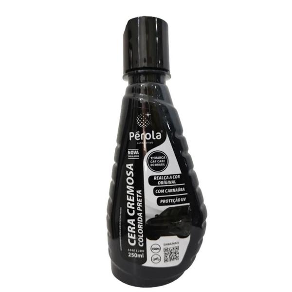 Imagem de Cera Cremosa Colorida Preto 250ml Pérola