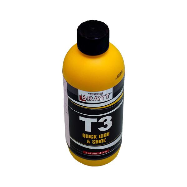 Imagem de Cera Cristalizadora T3 Quick wax e Shine 500ml Troton Brayt