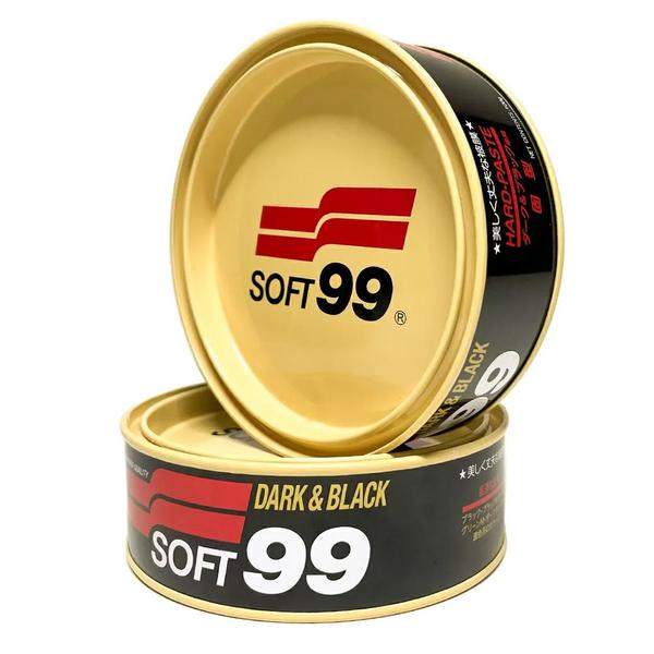 Imagem de Cera de Carnaúba para Carros Escuros Dark &amp Black 100gr Soft99