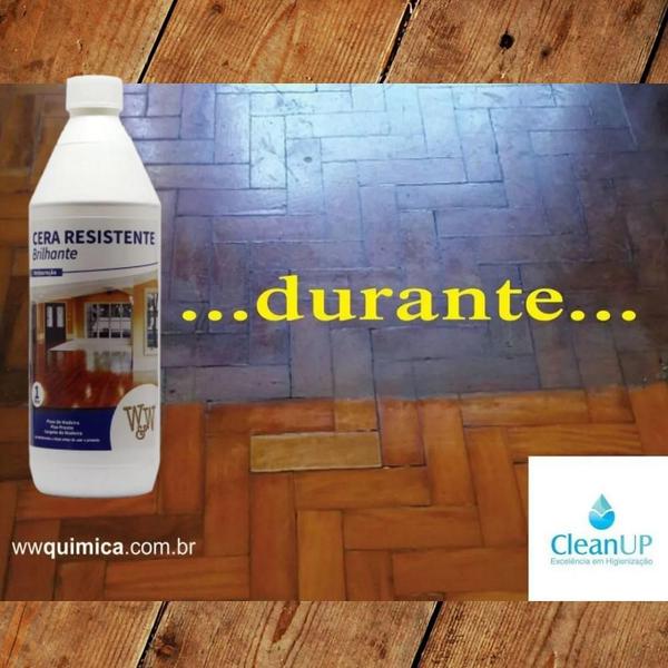 Cera E Acabamentos Para Pisos Cerâmico Porcelanato W&W 1L - Loja Cleanup Imagem de Cera E Acabamentos Para Pisos Cerâmico Porcelanato W&W 1L