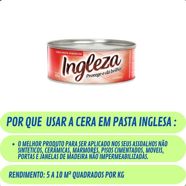 Imagem de Cera em pasta - vermelha - ingleza - 400 g