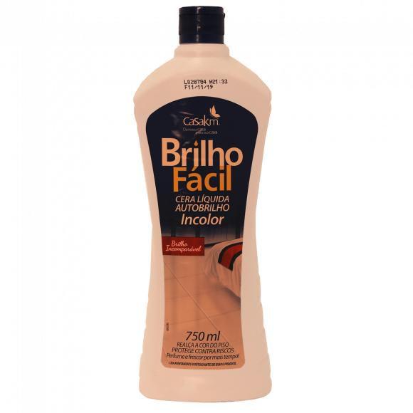 Imagem de Cera Incolor Brilho 750ml Fácil