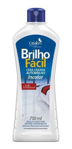 Imagem de Cera Líquida 750ml Incolor Brilho - Fácil