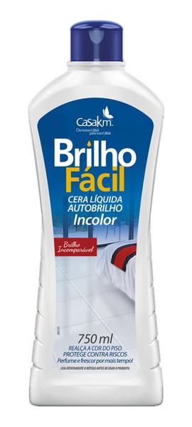 Imagem de Cera Líquida 750ml Incolor Brilho - Fácil Kit 12