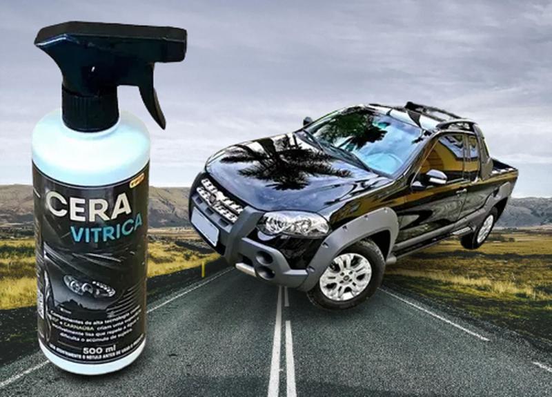 Imagem de Cera Liquida Automotiva Vitrica com Sio2 e carnaúba TFP 500ml 