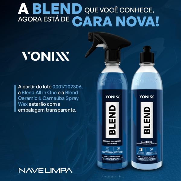 Imagem de Cera líquida blend carnaúba silica wax spray 500ml - vonixx