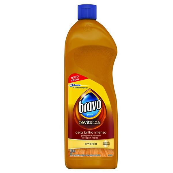 Imagem de Cera Líquida Bravo Máximo Brilho Amarela 750ml