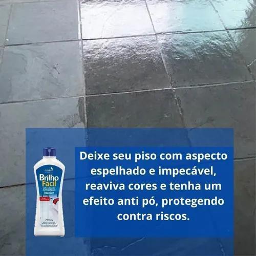 Imagem de Cera Liquida Multi Pisos Incolor Casa Km Brilho Fácil 750ml