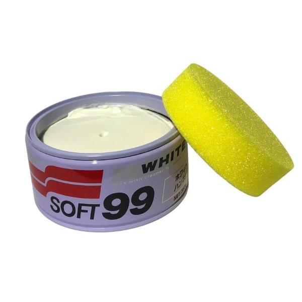 Imagem de Cera para Carros Brancos White Cleaner Soft99 POLIMENTO CUIDADO AUTOMOTIVO