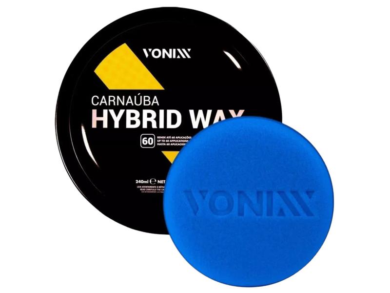 Imagem de Cera protetora carnauba hybrid wax 240ml - vonixx