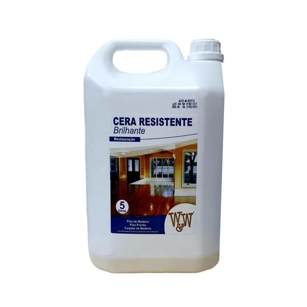 Imagem de CERA RESISTENTE - BRILHANTE - W&ampW - 5 LITROS