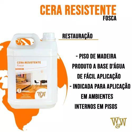 Imagem de CERA RESISTENTE FOSCA - RESTAURAÇÃO - W&ampW - 5L