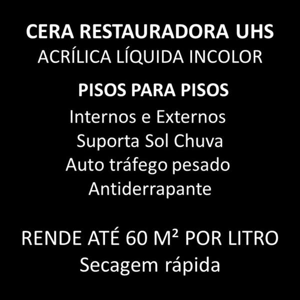 Imagem de Cera Restauradora UHS Para Piso de Tacos - Pisos Internos e Externos - Antiderrapante