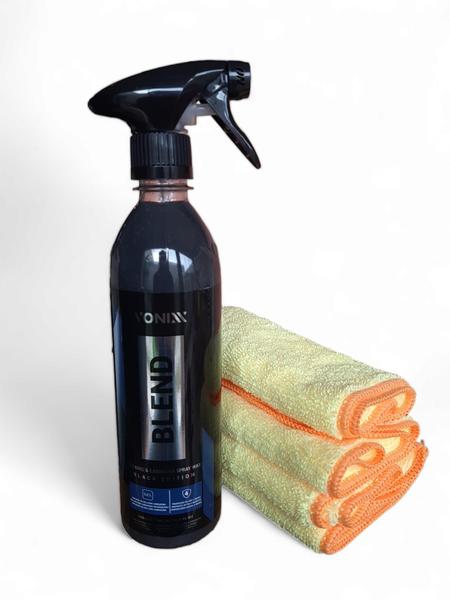 Imagem de Cera Vonixx Blend Black Wax Spray 500ml - Acompanha 01 Microfibra